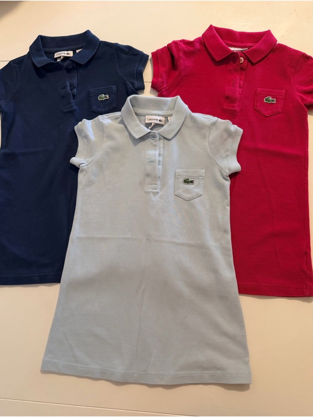 Lacoste Girls' Polo Dresses (bundle)